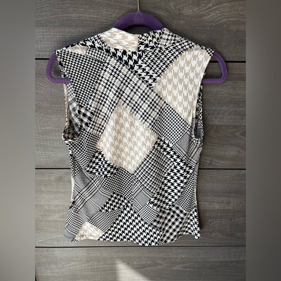 Calvin Klein Mixed Print Blouse Top Size Small - Picture 3 of 3